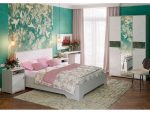 Спальня Сальма Стол макияжный  СТМ 021 (1050х750х434) МДФ БЕЛЫЙ ГЛЯНЕЦ/АНКОР