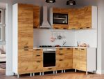 Кухня Крафт шкаф 8 В1 корпус белый, фасад 8В1