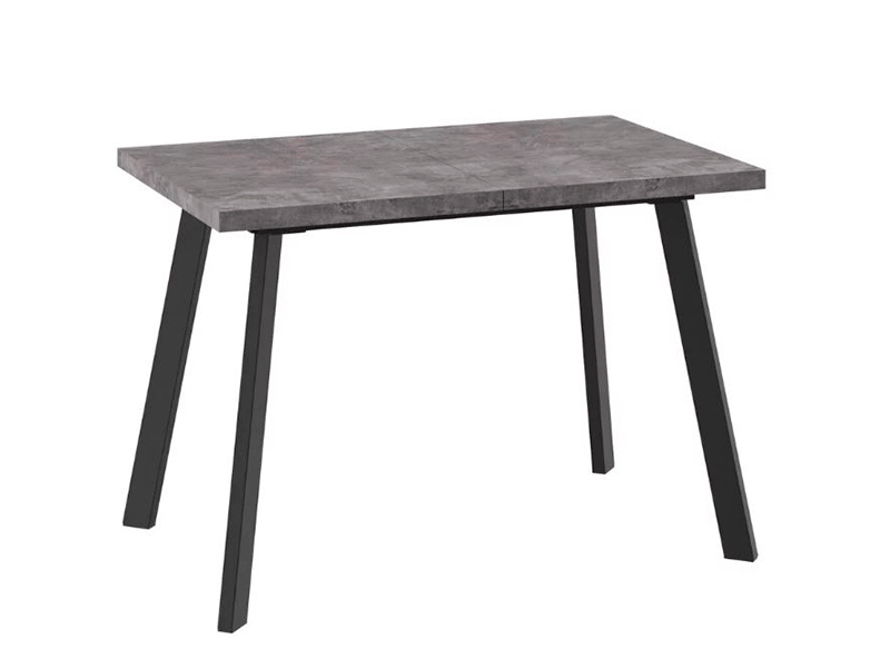 Стол BORG-110, раздвижной 110(142)х70, ДЫМЧАТАЯ КЕРАМИКА/ЧЕРНЫЙ Стол BORG-110, раздвижной 110(142)х70, ДЫМЧАТАЯ КЕРАМИКА/ЧЕРНЫЙ