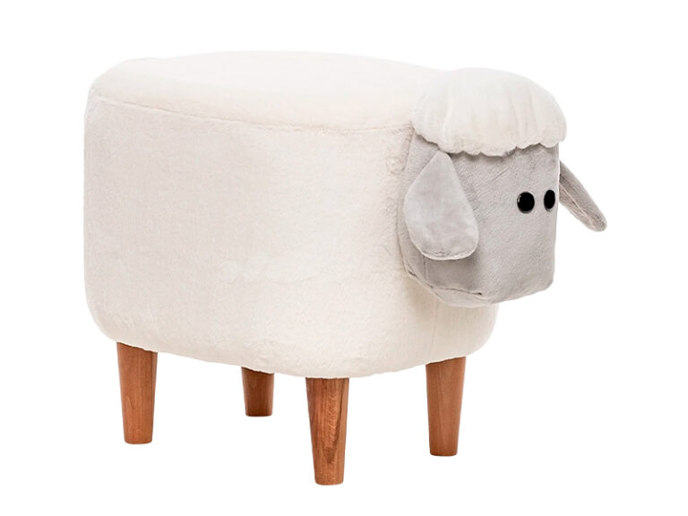 Пуф Leset Lamb COMBI (Мех К-2 цвет №51-1/мех 39 цвет №78-3)