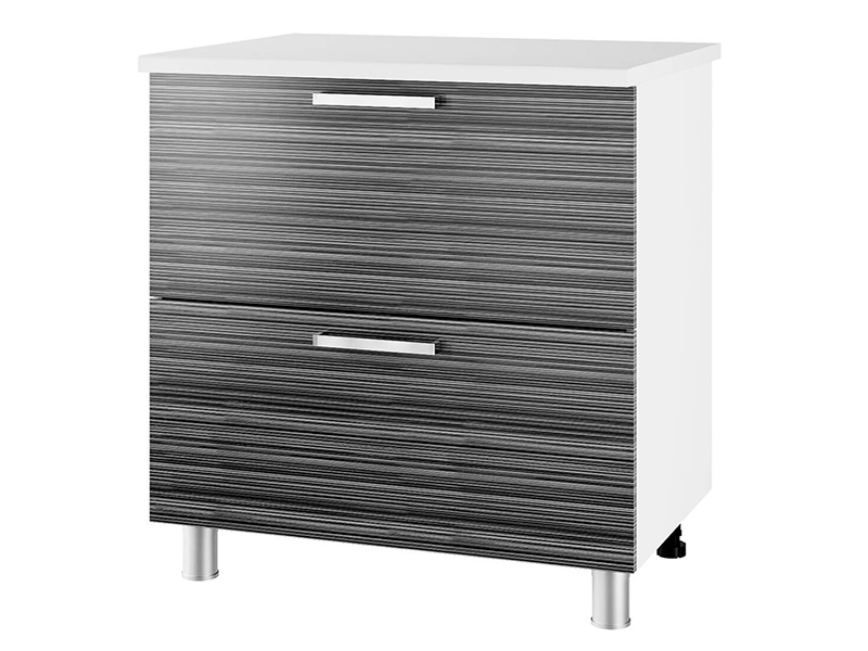 Кухня Титан тумба 8Р2 корпус белый фасад 8 Р2 титан Нуар , стол 0.8 Кухня Титан тумба 8Р2 корпус белый фасад 8 Р2 титан Нуар , стол 0.8