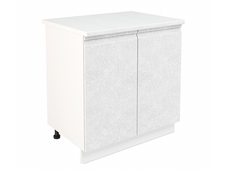 Кухня Бруклин тумба ШН 800 фасад ШН 400(х2) бетон белый + столешница антарес 0.8 Кухня Бруклин тумба ШН 800 фасад ШН 400(х2) бетон белый + столешница антарес 0.8