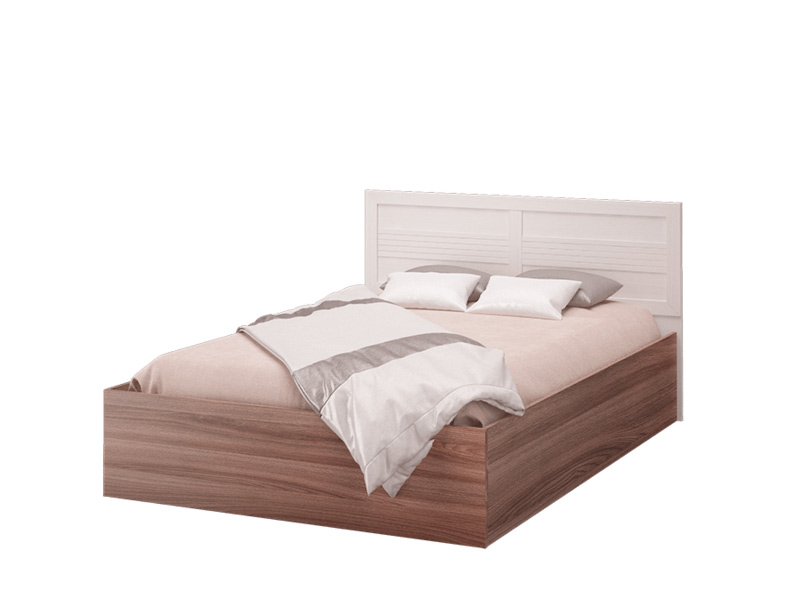 Кровать 1600 "Лестер" основание с подъемным механизмом тем.ясень/св. бодега Кровать 1600 "Лестер" основание с подъемным механизмом тем.ясень/св. бодега