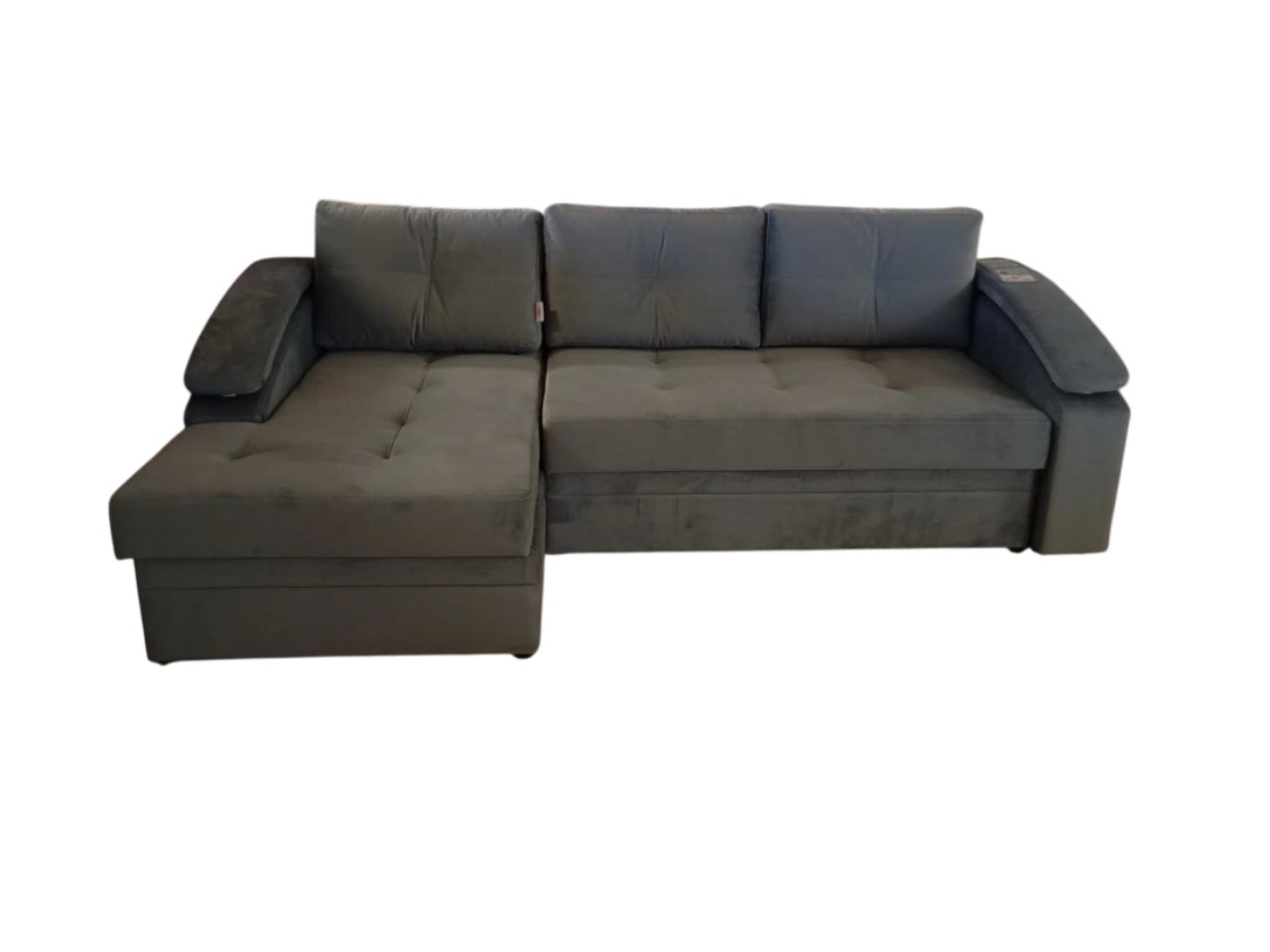 Диван угловой Турин (ньютон дарк) левый 255*158*92 с/м 212/150 Диван угловой Турин (ньютон дарк) левый 255*158*92 с/м 212/150