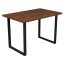 Стол Мале ЛДСП/ металл 1100*700,дуб Самдал /черный