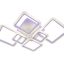 8001/4+2C+led - GL WH led (117W+22W) люстра