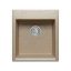 Мойка ARGO-460 №302 квадрат, песочный + сифон